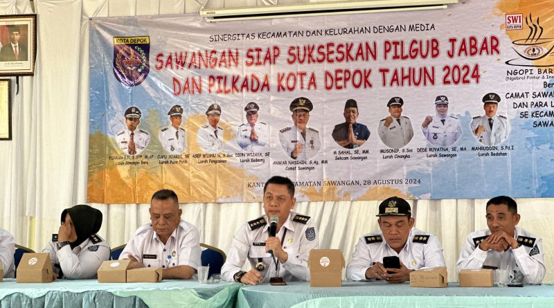 Camat dan Lurah se-Kecamatan Sawangan Siap Sukseskan Pilkada 2024